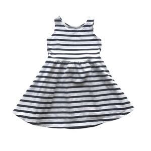 June & January Onyx Stripe Tank Swing Dress